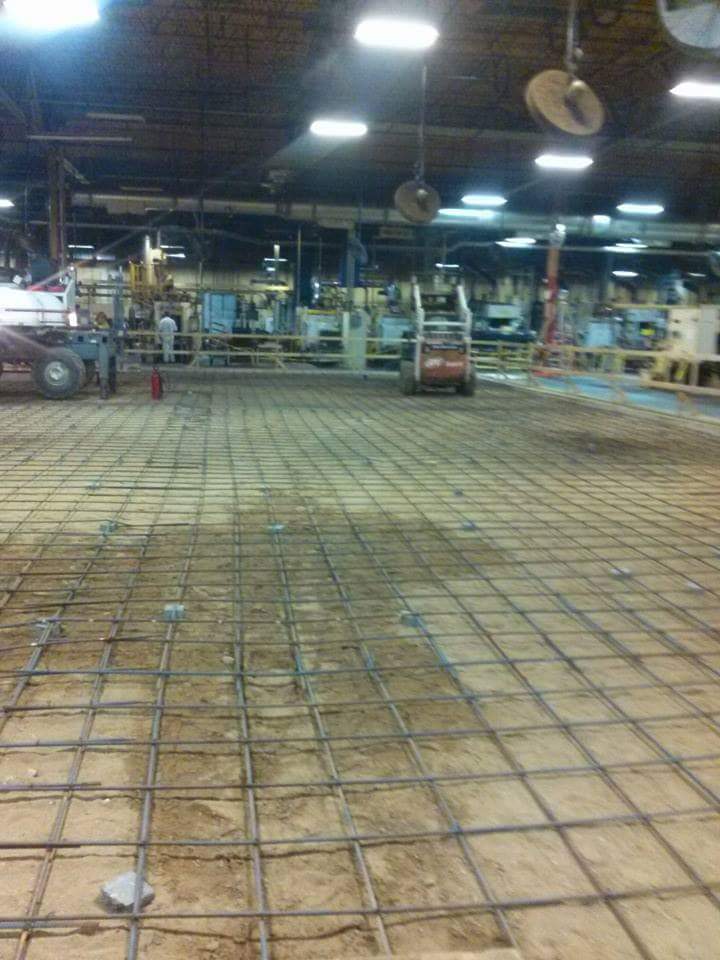 Industrial Concrete Finishing Installation
